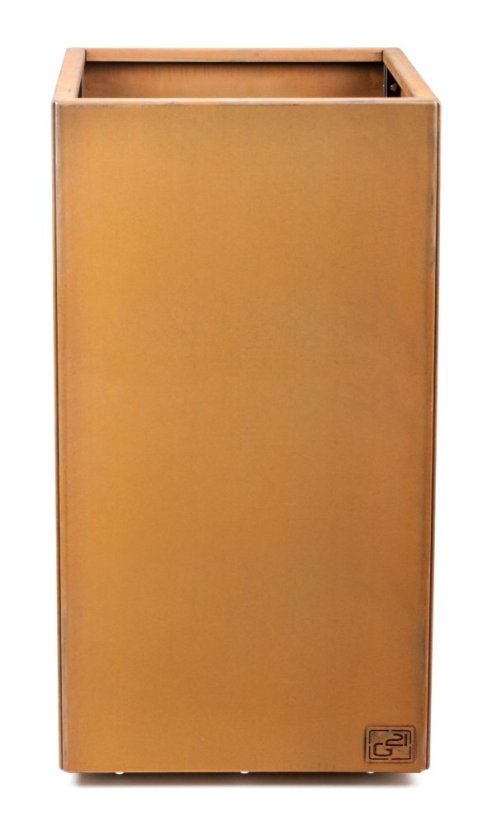 Květináč G21 Corten Square, 40 x 80 x 40 cm