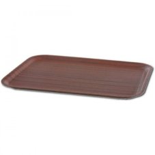 Cambro Podnos Mykonos protiskluzový obdélníkový 32,5 × 53 cm, ořech