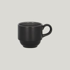 RAK Porcelain RAK Trinidad šálek stohovatelný 90 ml, šedý | RAK-TRCLSC09BG