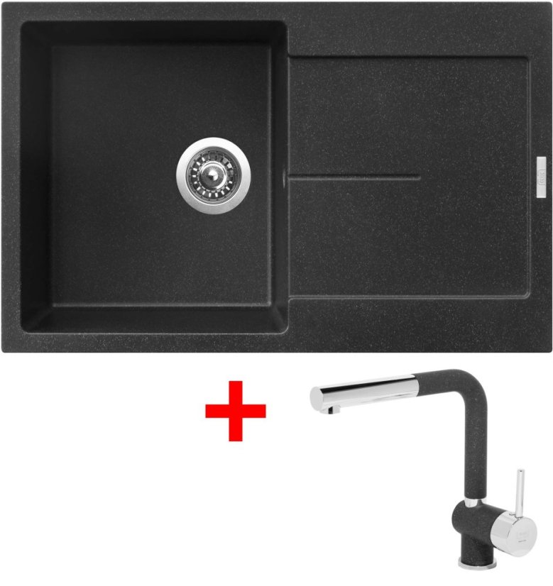 Sinks ULTIMA 790 Granblack + Mix 3 P GR Sinks ULTIMA 790 Granblack + Mix 3 P GR