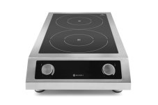 Indukční vařič model 7000, HENDI, Profi Line, 400V/7000W, 405x700x(H)145mm