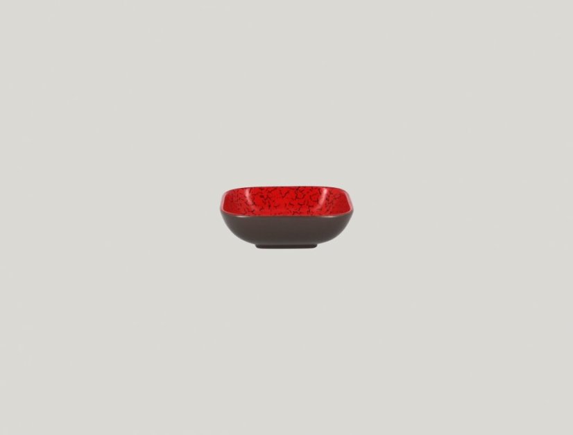 RAK Porcelain RAK Ruby miska čtvercová 16,5 cl – červená | RAK-RBAUSB11 RAK Porcelain RAK Ruby miska čtvercová 16,5 cl – červená | RAK-RBAUSB11