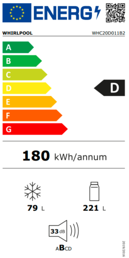 Vestavná chladnička Whirlpool WHC20D011B2