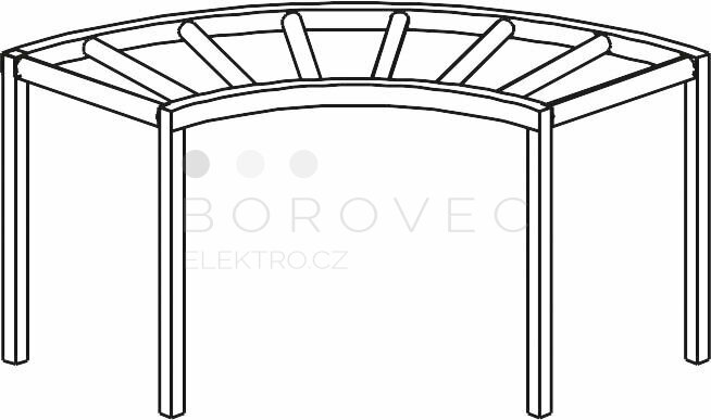 KROMO stůl válečkový oblouk 90° 1300 x 1300 x 850 mm KROMO stůl válečkový oblouk 90° 1300 x 1300 x 850 mm