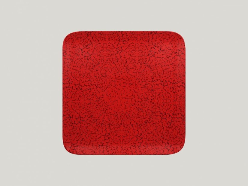 RAK Porcelain RAK Talíř čtvercový 27 × 27 cm – červená | RAK-RBAUSP27