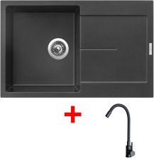 Sinks ULTIMA 790 Metalblack + ELASTA černá matná