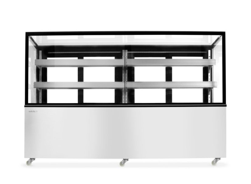 Vitrína se 2 policemi, Arktic, 230V/500W, 677x1824x(H)1230mm