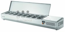 Pizza chladící pultová vitrína Asber GVL-204 (GN1/3)