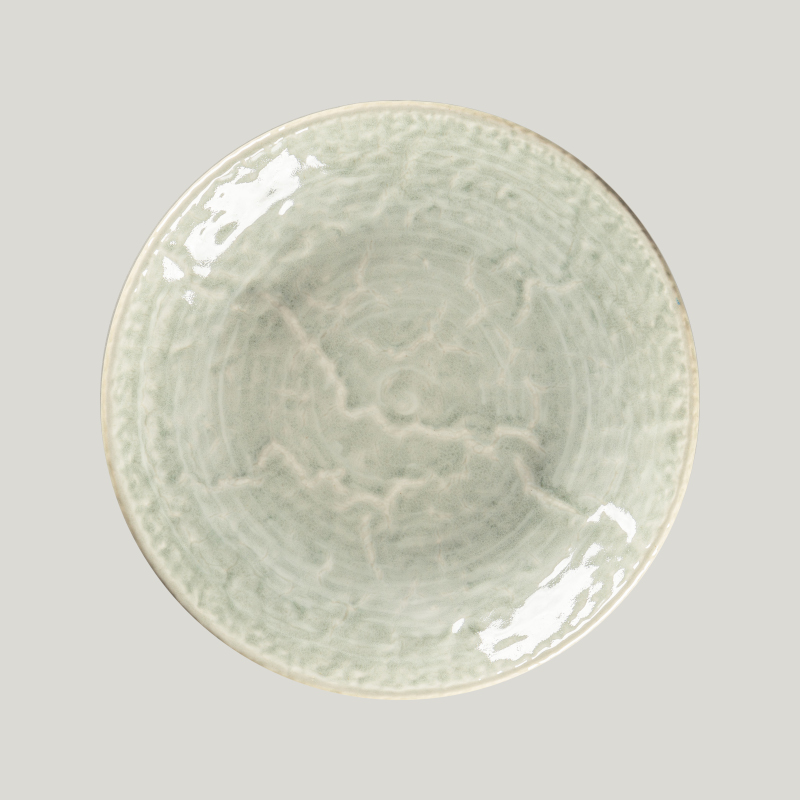 RAK Porcelain Krush talíř hluboký coupe pr. 26 cm, světle zelený