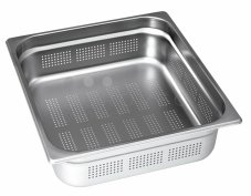 Gastronorm GN 2/3 (h=40 mm) nerezová děrovaná