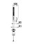 Blanco CULINA-S Mini II PVD steel, sprcha s přepínáním