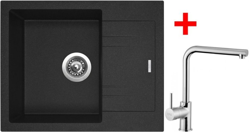 Sinks LINEA 600 Granblack + Elka Sinks LINEA 600 Granblack + Elka