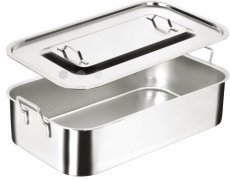 PADERNO pekáč s pevnými uchy a poklicí (500 x 300, v=150 mm)