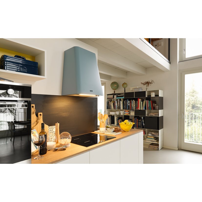 Komínová digestoř Franke odsavač FSMD 508 BL Smart Deco Modrá