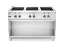 Indukční sporák, 6 varných zón, HENDI, 400V/25500W, 1200x700x(H)890mm