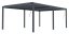 Bioklimatická pergola G21 Austin Premium 6x4 m, antracitová hliníková