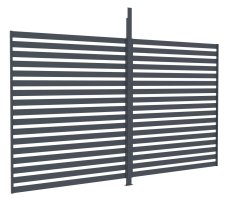 Příslušenství G21 fixní lamelová stěna 4x2,6 m pro pergolu Trenton
