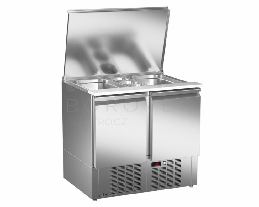 Asber stůl chladící "SALADETA" ETS-090 220V-240V 1N 50Hz Asber stůl chladící "SALADETA" ETS-090 220V-240V 1N 50Hz