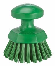 Vikan kartáč ruční kulatý 11cm T/zelený 38852
