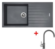 Sinks PERFECTO 1000 Titanium + Vitalia GR