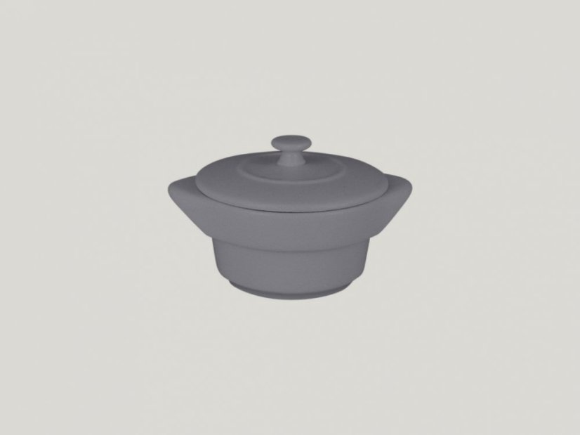 RAK Porcelain RAK Chef's Fusion hrnec s poklicí pr. 10 cm, šedý | RAK-CFRD10GY RAK Porcelain RAK Chef's Fusion hrnec s poklicí pr. 10 cm, šedý | RAK-CFRD10GY