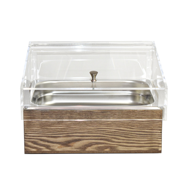 TOMGAST Chladicí box pro gastronádoby s krytem GN 1/2, jasan TOMGAST Chladicí box pro gastronádoby s krytem GN 1/2, jasan