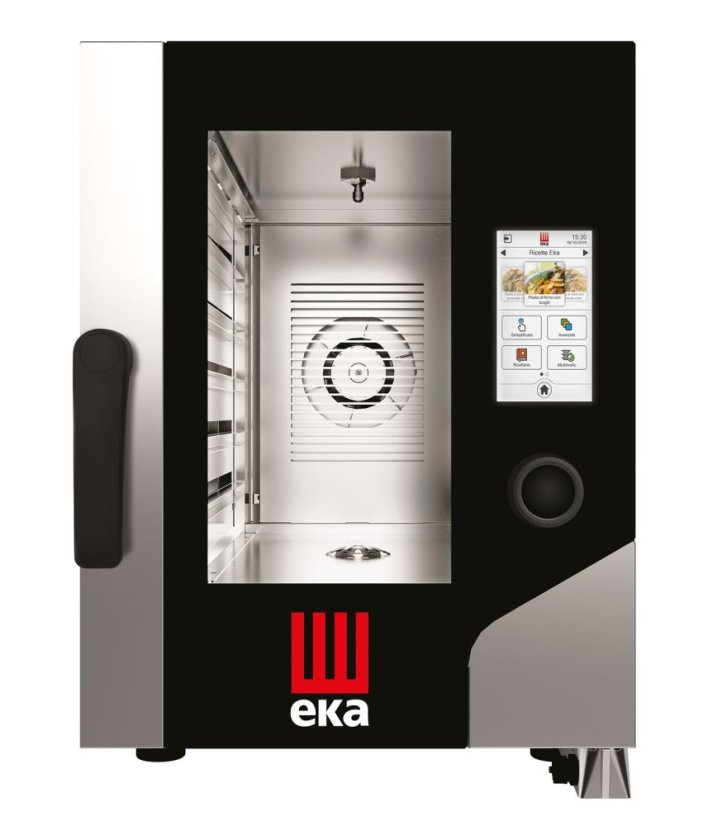Konvektomat Millennial Gastro Compact 6×GN 1/1 konvektomat s dotykovým displejem - elektrický řízený, Tecnoeka, 400V/7800W, 500x930x(H)700mm