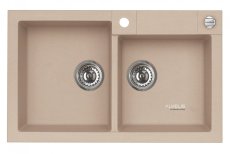 Alveus ROCK 90 G- 55 béžová (780x480mm)+ pop- up sifon  KPL