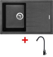 Sinks BEST 780 Metalblack + ELASTA černá matná