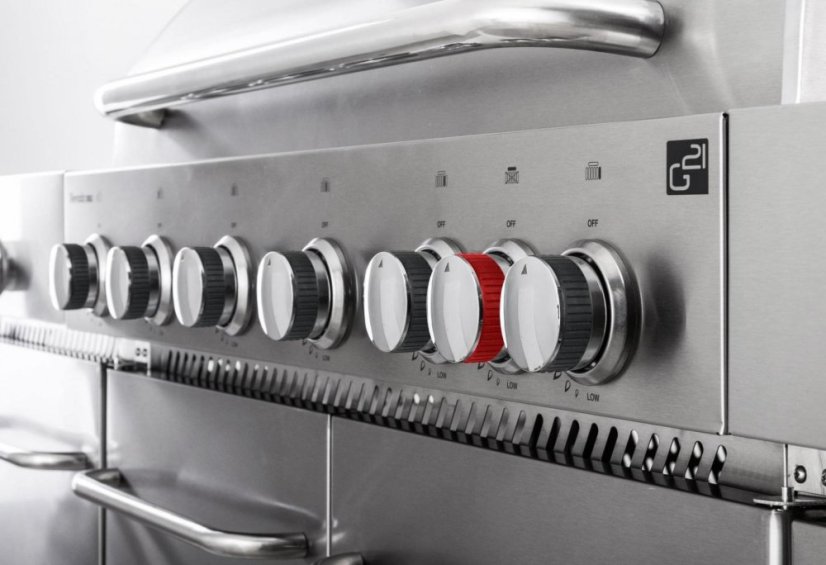 Plynový gril G21 Nevada BBQ kuchyně Premium Line, 8 hořáků + zdarma redukční ventil