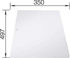 Blanco AXIA III 6 S-F InFino Silgranit černá sklen.kráj.deska dřez vlevo s exc.