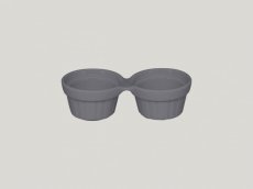 RAK Porcelain RAK Chef's Fusion ramekin dvojitý 13 cm, šedý | RAK-CFDR02GY