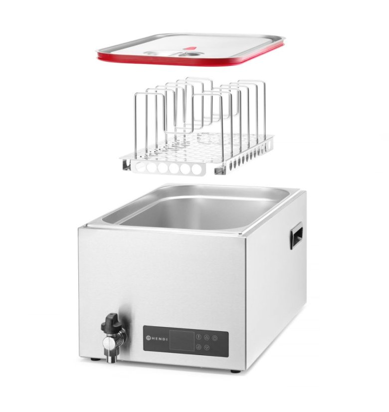 Přístroj Sous vide GN 1/1, HENDI, 20L, 230V/600W, 350x680x(H)275mm