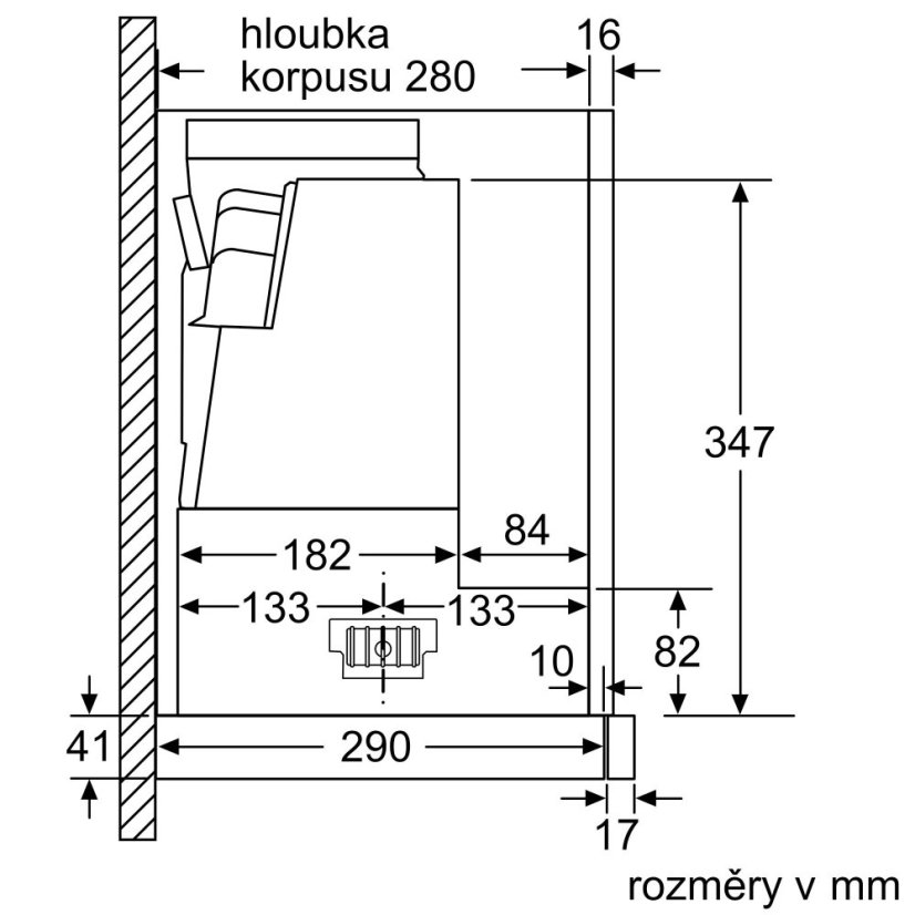 Výsuvná digestoř Siemens LI67RB531