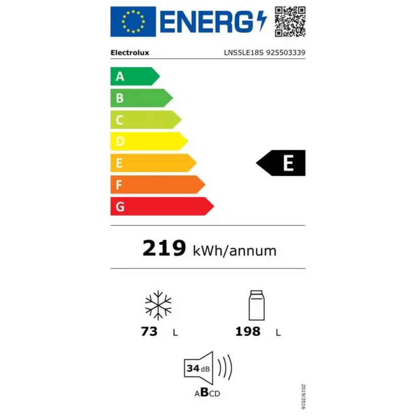 Vestavná chladnička Electrolux LNS5LE18S