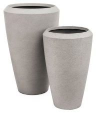 Květináč G21 Cement Oval 44,3 x 44,3 x 69,8