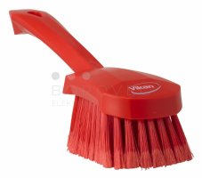 Vikan kartáč mycí ruční krátká rukojet 270mm M/červený 41944