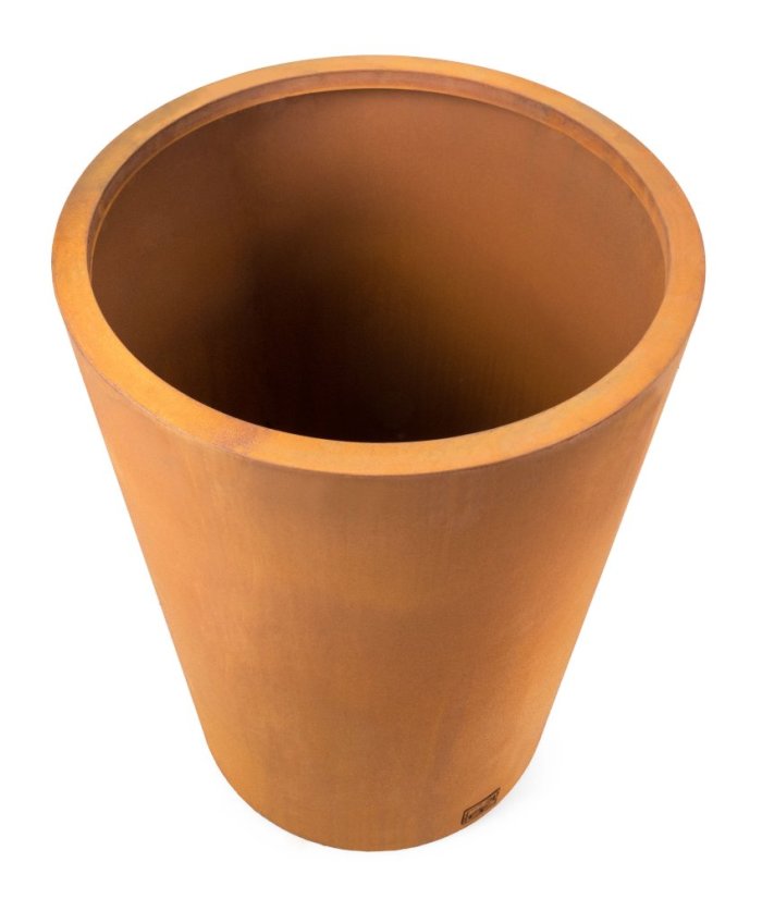 Květináč G21 Corten Round, 55 x 75 x 55 cm