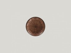 RAK Porcelain RAK Woodart talíř dezertní coupe 15 cm – tmavě hnědá | RAK-WDNNPR15OB