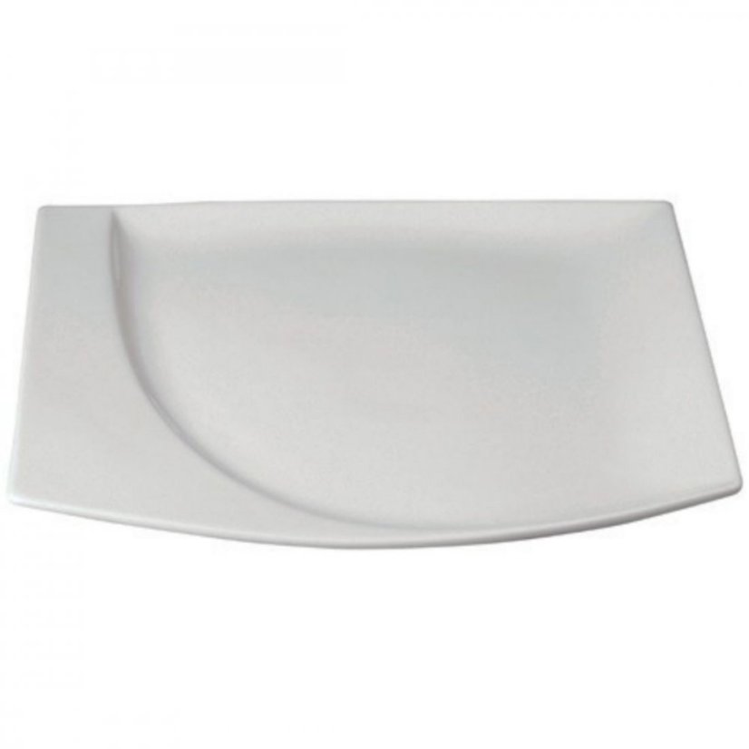 RAK Porcelain RAK Mazza talíř mělký čtvercový 26 × 23,5 cm | RAK-MZSP26 RAK Porcelain RAK Mazza talíř mělký čtvercový 26 × 23,5 cm | RAK-MZSP26