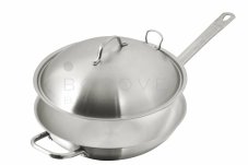 OEM pánev WOK s poklicí (Ø320 mm, v=80 mm)