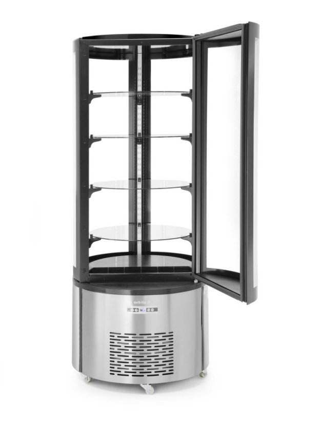 Chladicí vitrína, kulatá, Arktic, 230V/460W, ⌀680x(H)1755mm