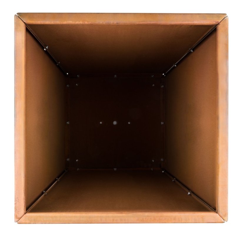 Květináč G21 Corten Square, 50 x 100 x 50 cm