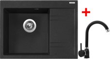 Sinks RIM 650 L Granblack + Polo GR