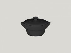 RAK Porcelain RAK Chef's Fusion hrnec s poklicí pr. 10 cm, černý | RAK-CFRD10BK