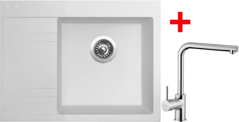 Sinks RIM 650 P Milk + Elka