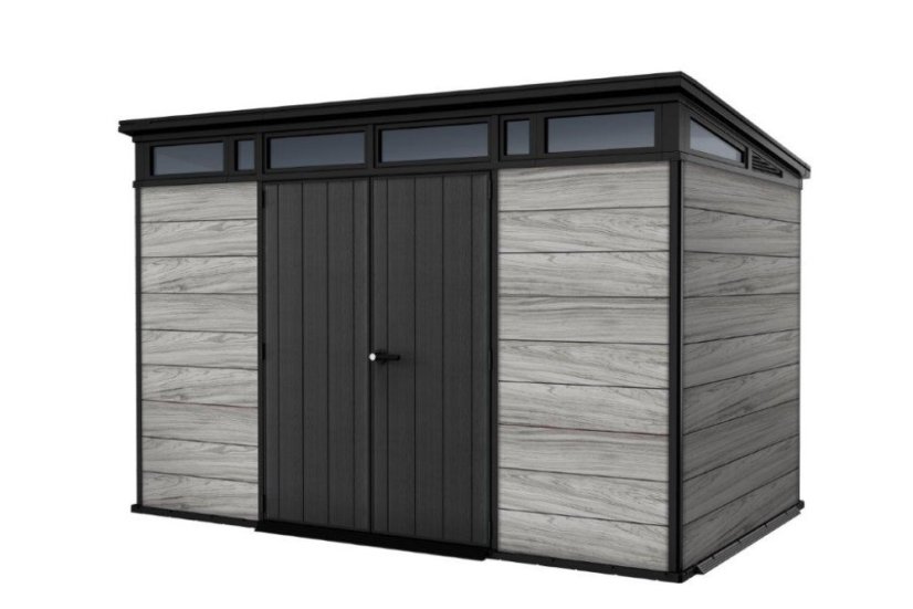 Zahradní domek Keter PENT Signature 11x7 Storm Grey, s podlahou