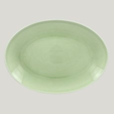 RAK Porcelain RAK Vintage talíř oválný 36 x 27 cm – zelená | RAK-VNNNOP36GR
