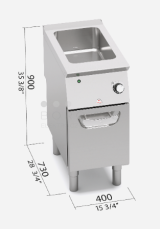 Elektrická vodní lázeň Bertos SE7BM4M