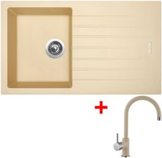 Sinks PERFECTO 860 Sahara + Vitalia GR